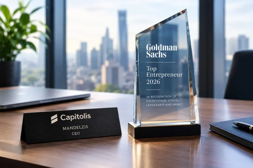 Capitolis CEO Gil Mandelzis Honored by Goldman Sachs Amid Major Funding and Acquisition Growth
